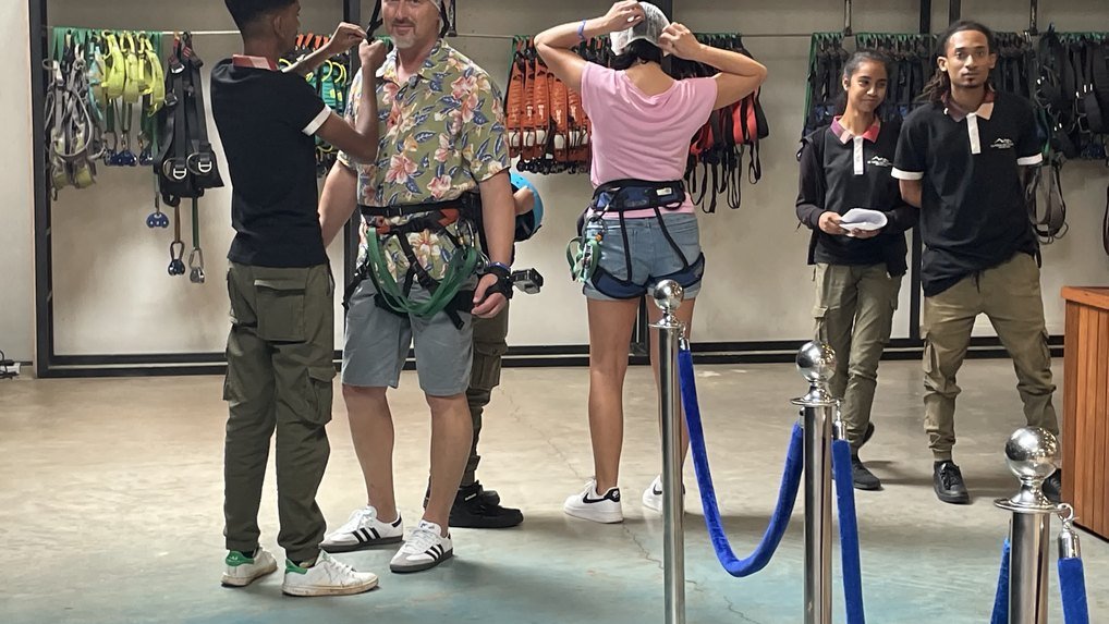 Mauritius zipline adventure