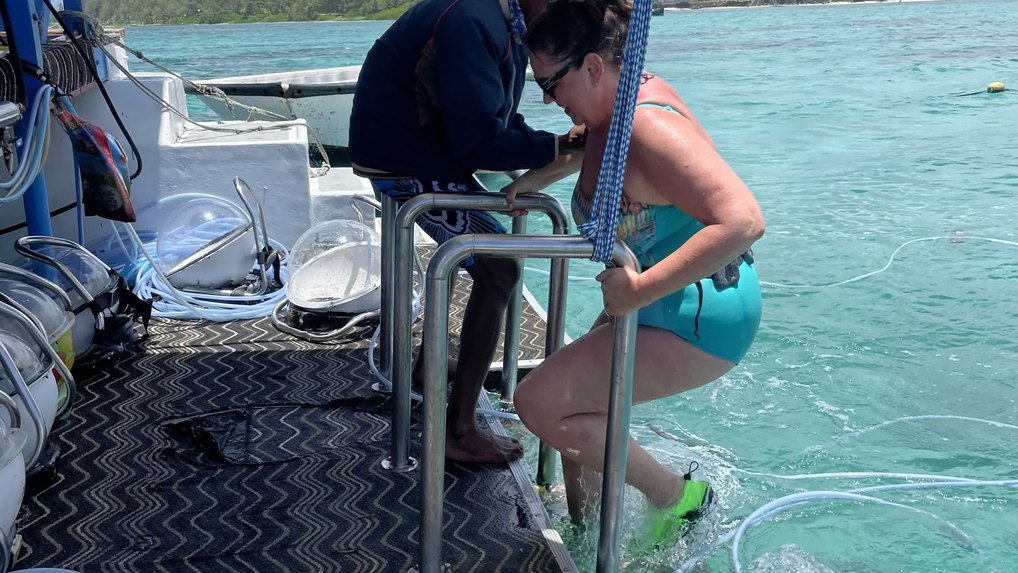 Mauritius undersea walk