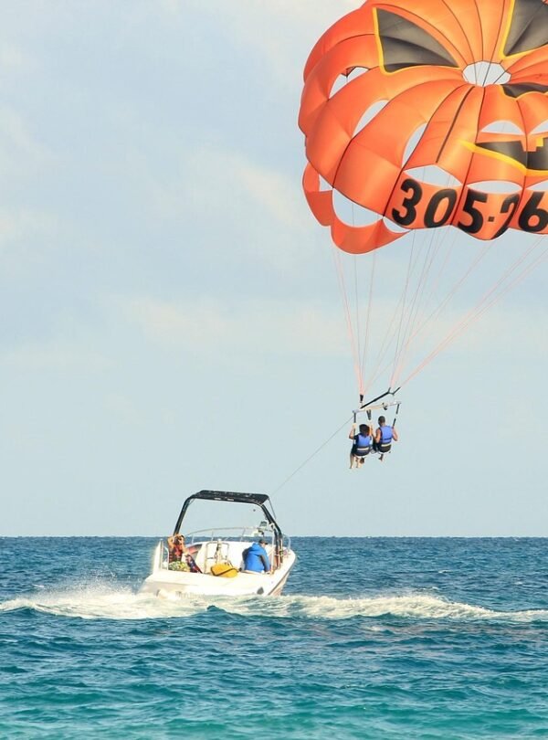 Mauritius parasailing experience with Seewan Tours