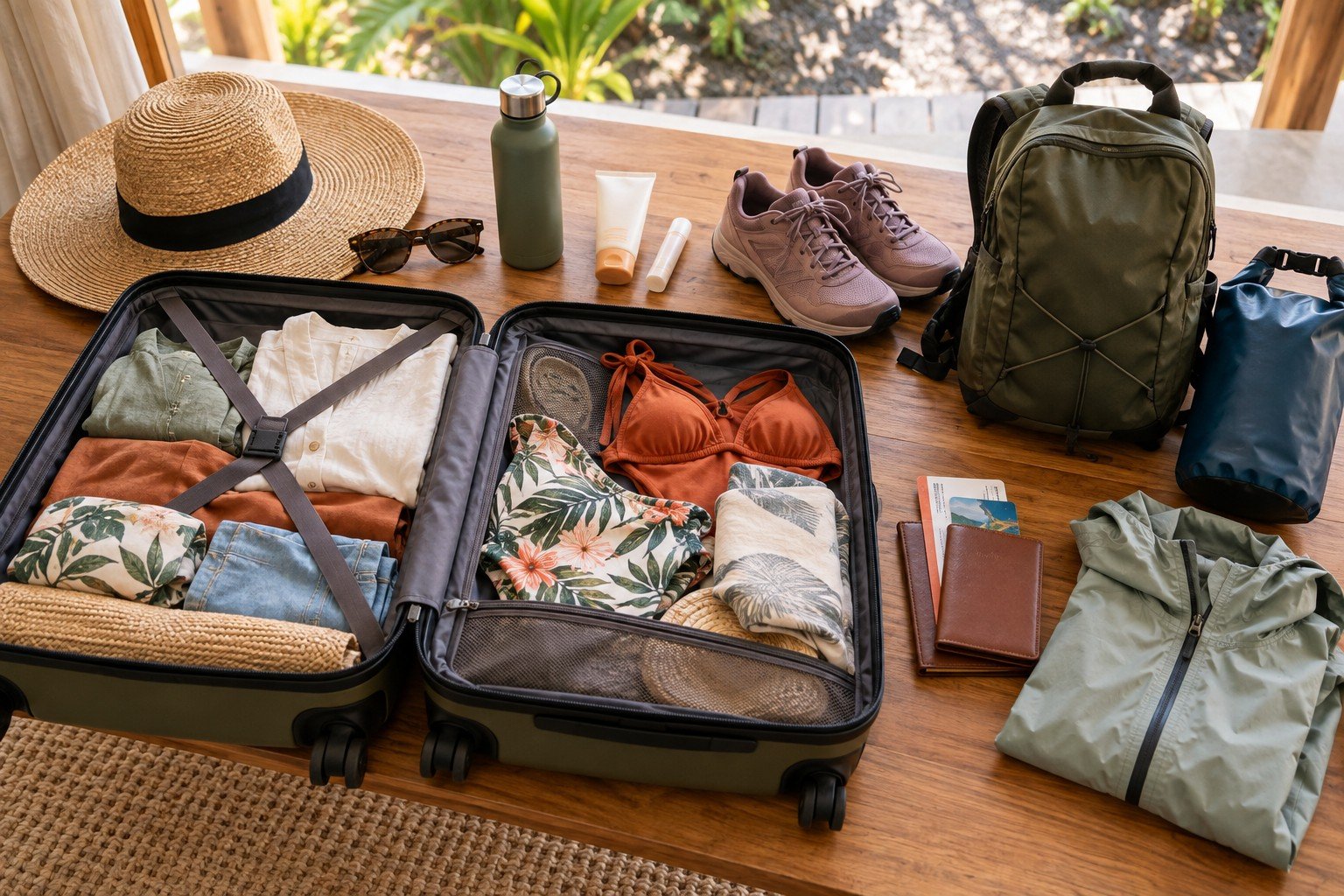 Travel packing essentials for a Mauritius holiday